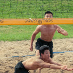 Charles Ho (bottom) and Bevin Chau, winners of the Competitive category.