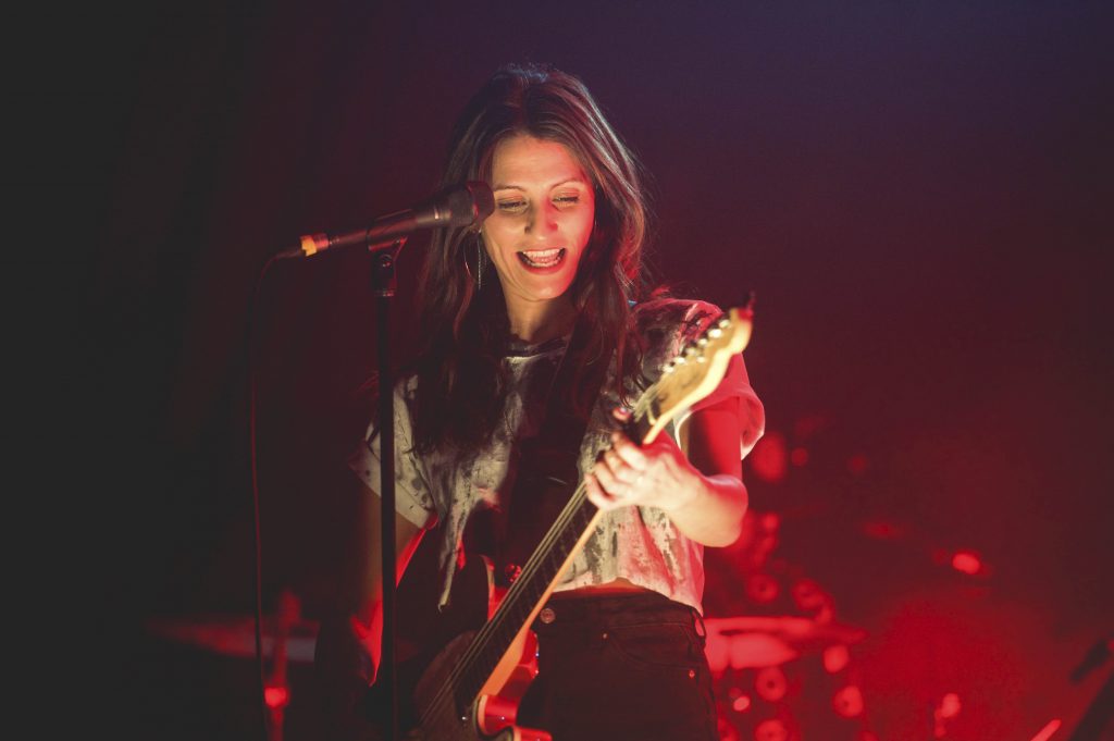 Lead singer of Dragonette Martina Sobrara. Photo by Norman Masanga