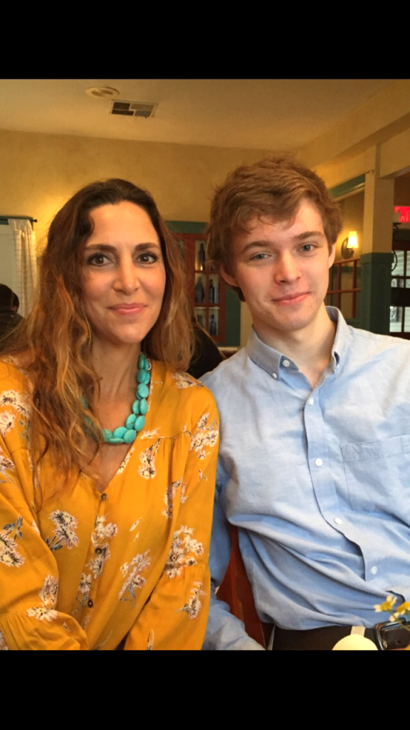 Chase Graham with his mom, Andrea Graham. Courtesy Graham Family.