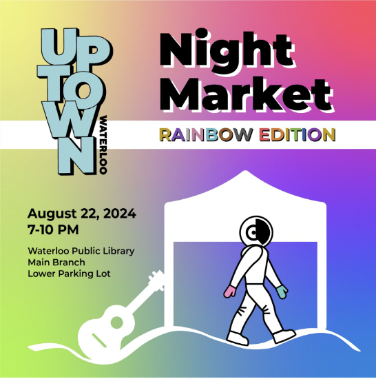Celebrate Pride with the first ever Uptown Waterloo Rainbow Night Market